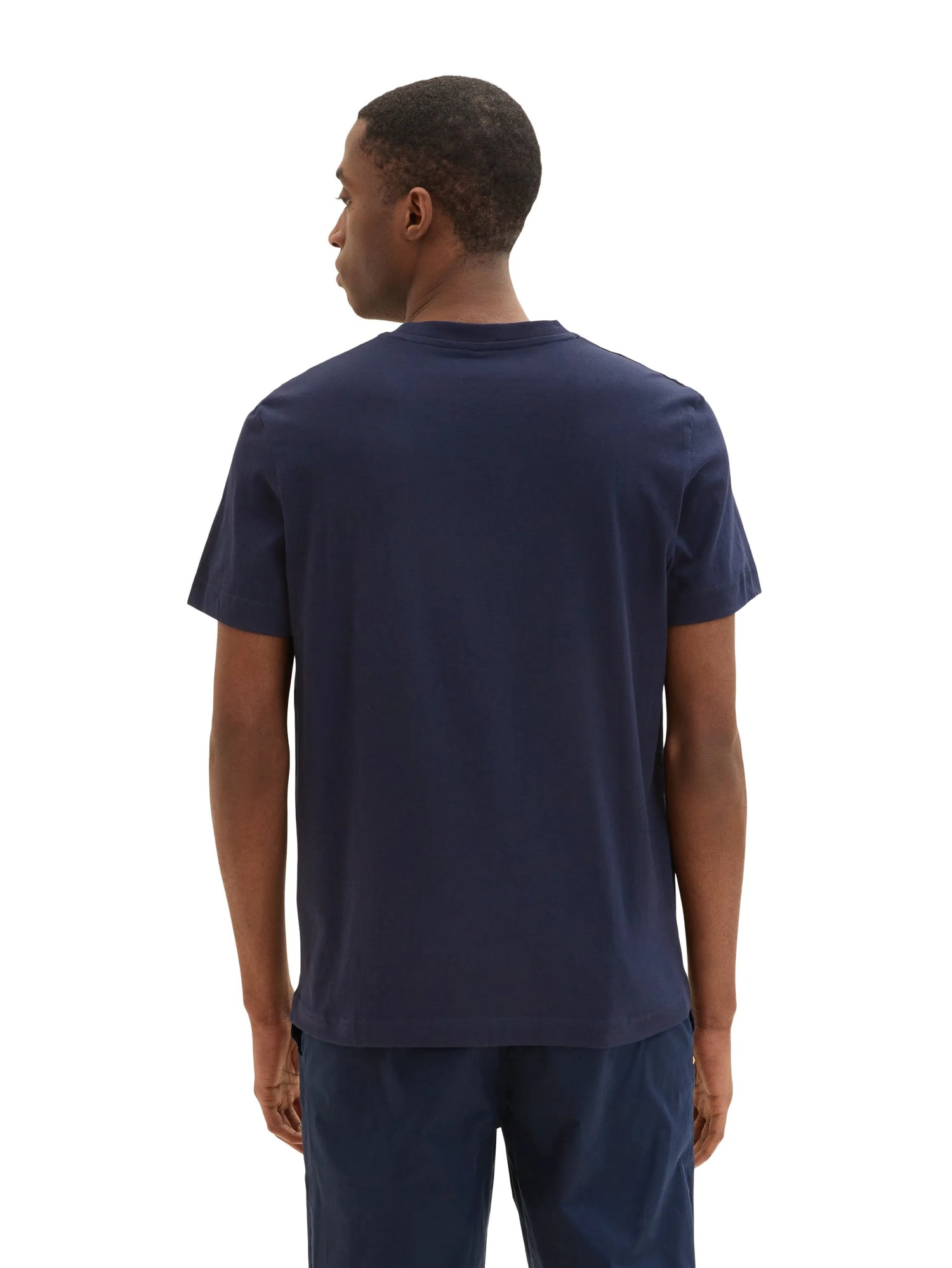 Tom Tailor Sky Captain Blue Men T-Shirt with a Photo Print SKU: 1035617_10668 Image 03