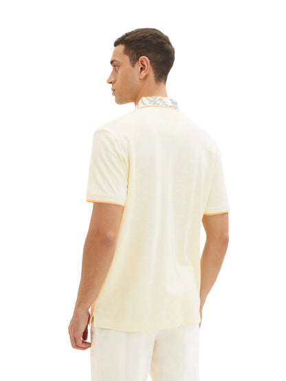 Tom Tailor Vintage Beige Men Polo Shirt SKU: 1035632_18592 Image 03