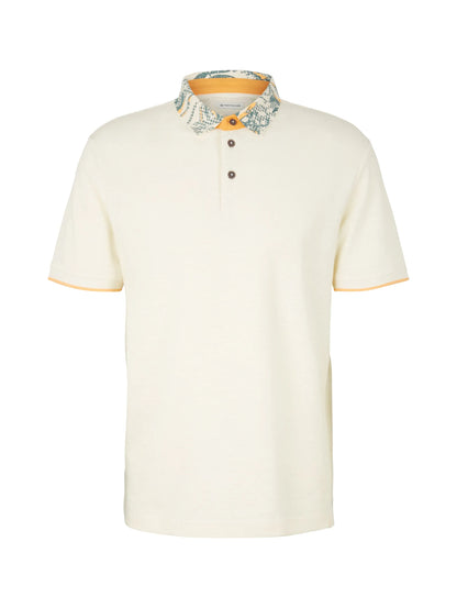 Tom Tailor Vintage Beige Men Polo Shirt SKU: 1035632_18592 Image 07