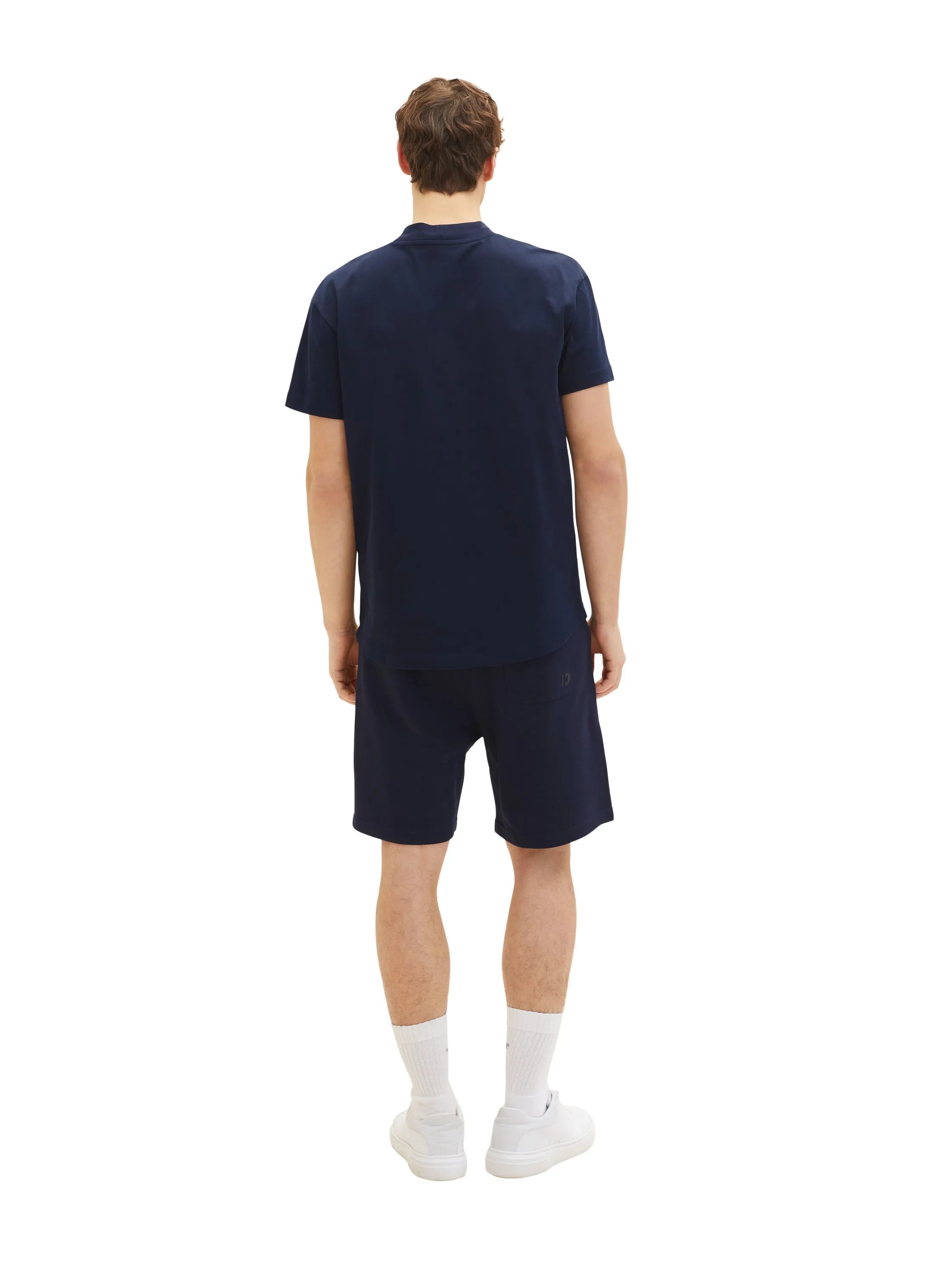 Denim Tom Tailor Sky Captain Blue Men Basic Jogger Shorts SKU: 1035678_10668 Image 04