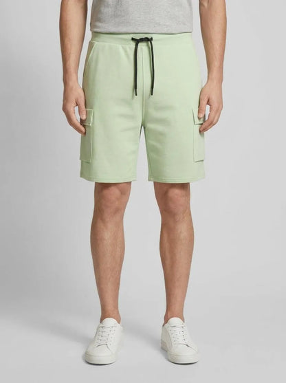 Denim Tom Tailor Placid Green Men Cosy Cargo Sweatshorts SKU: 1035679_31038 Image 00