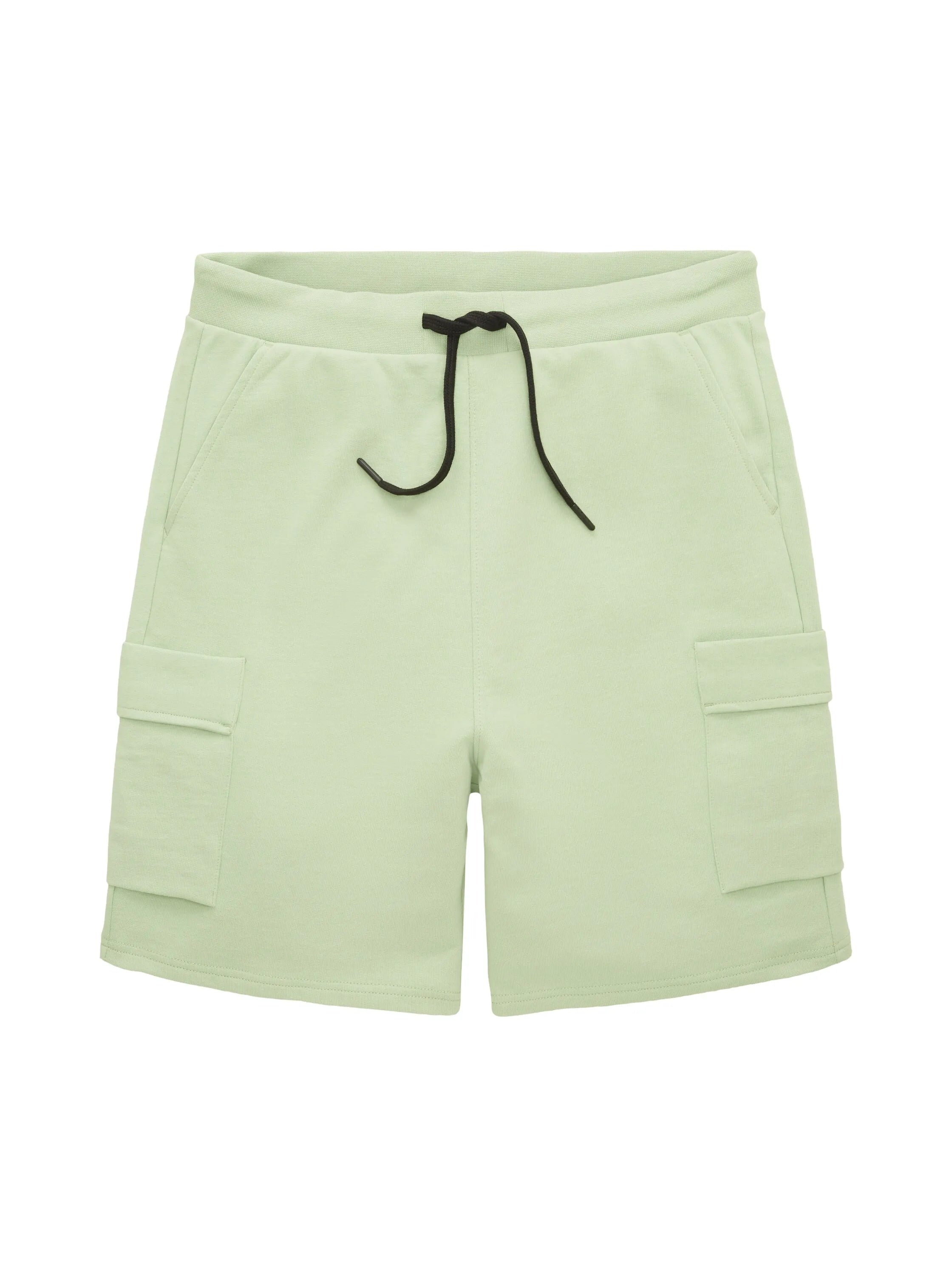 Denim Tom Tailor Placid Green Men Cosy Cargo Sweatshorts SKU: 1035679_31038 Image 08