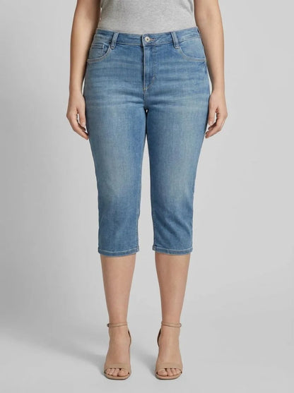 Tom Tailor Light Stone Wash Denim Women Ttkate Capri SKU: 1035745_10280 Image 00