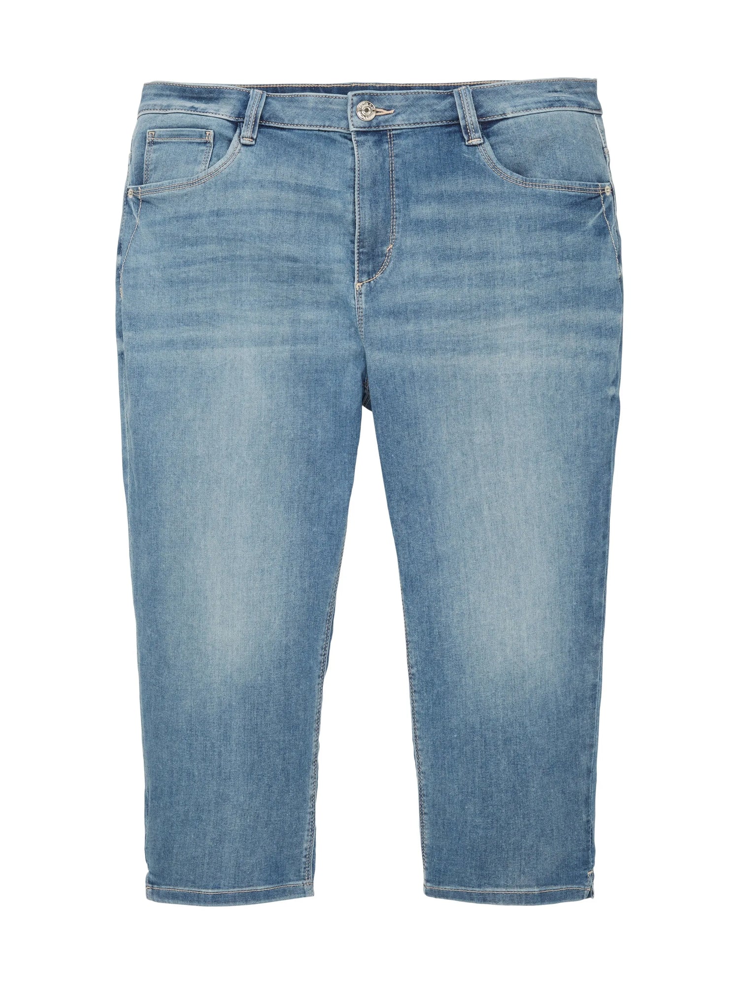Tom Tailor Light Stone Wash Denim Women Ttkate Capri SKU: 1035745_10280 Image 08