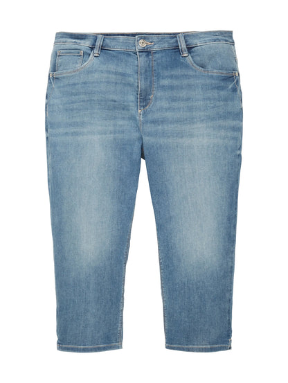 Tom Tailor Light Stone Wash Denim Women Ttkate Capri SKU: 1035745_10280 Image 08