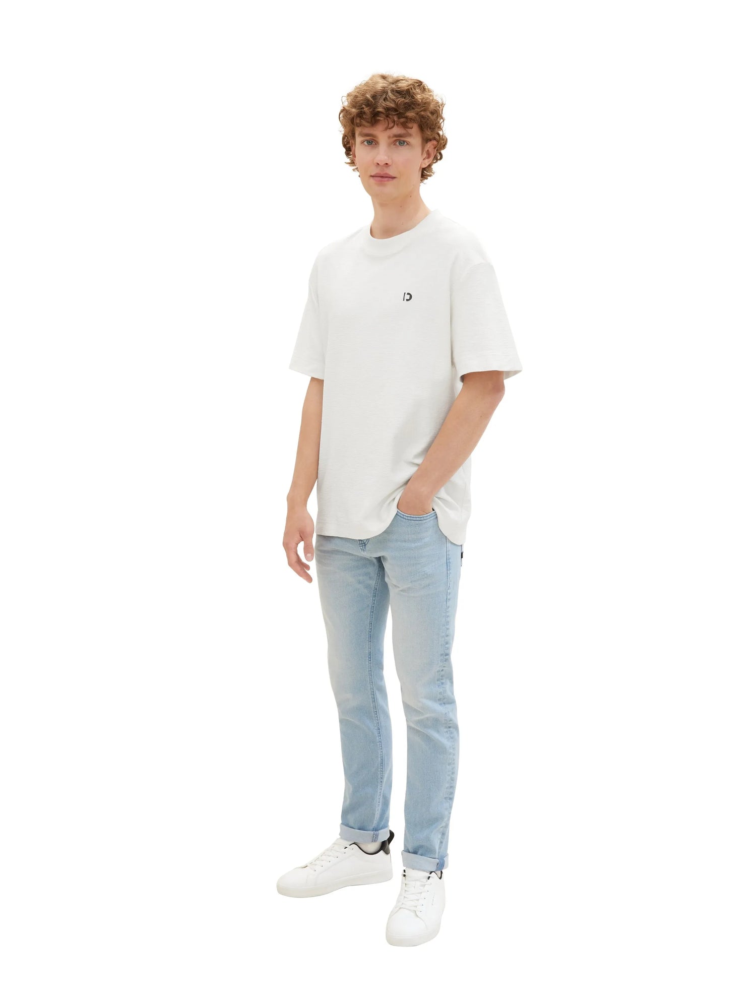 Tom Tailor Light Stone Blue Denim Men Ttpiers Slim Jeans SKU: 1035860_10142 Image 03
