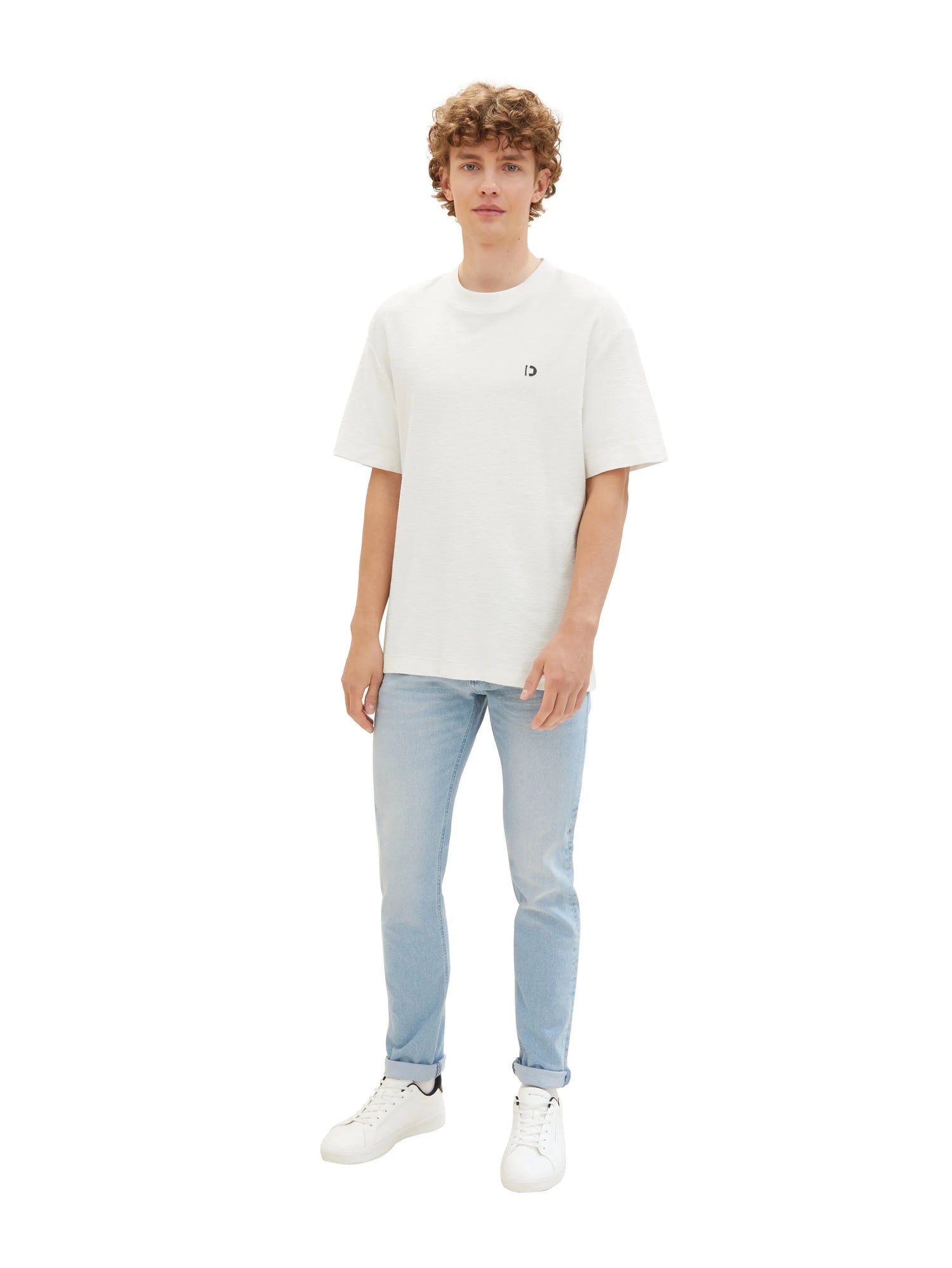 Tom Tailor Light Stone Blue Denim Men Ttpiers Slim Jeans SKU: 1035860_10142 Image 06
