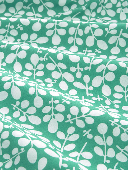 Tom Tailor Green Floral Design Women Dress with an All-Over Print SKU: 1035862_31117 Image 06