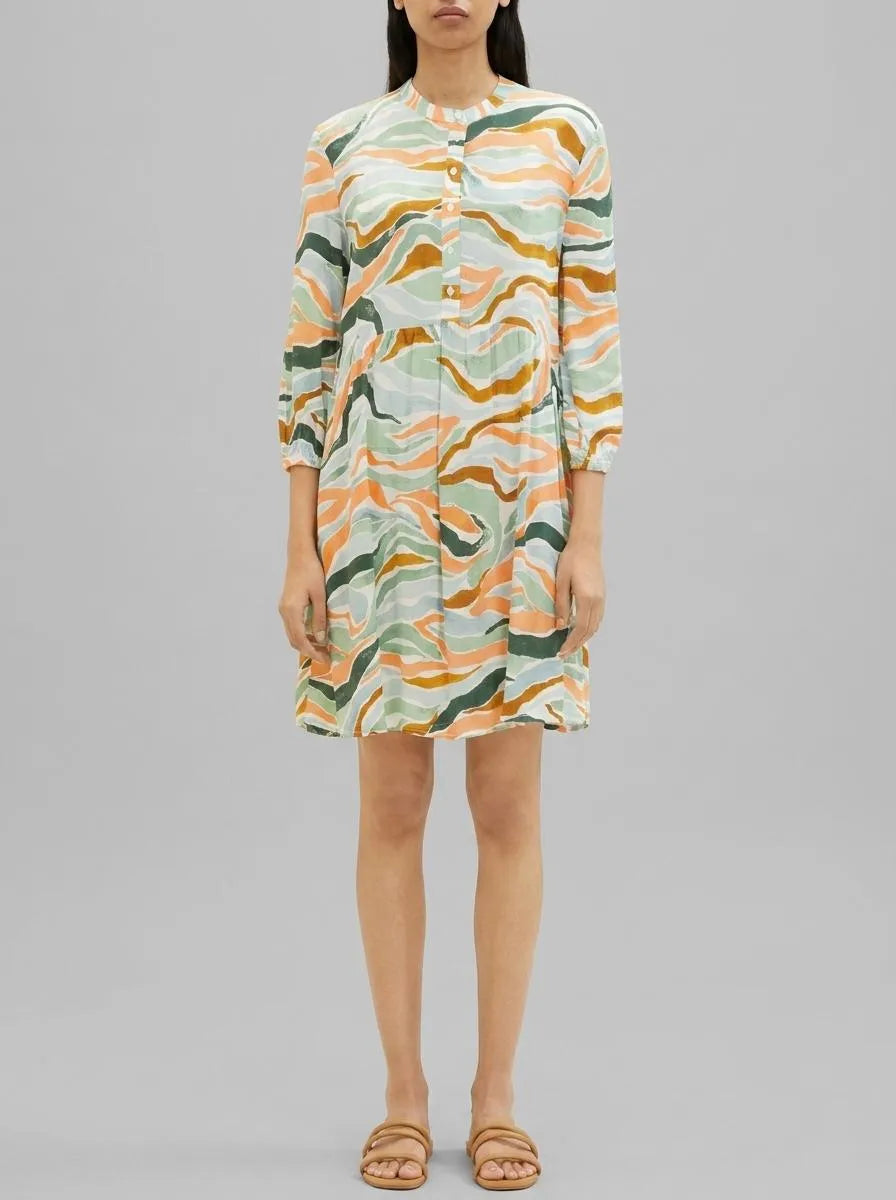 Tom Tailor Colorful Wavy Design Women Dress with an All-Over Print SKU: 1035862_31122 Image 00