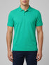 Denim Tom Tailor Green Small Shapes Print Men Polo Shirt with an All-Over Print SKU: 1035863_31581 Image 00