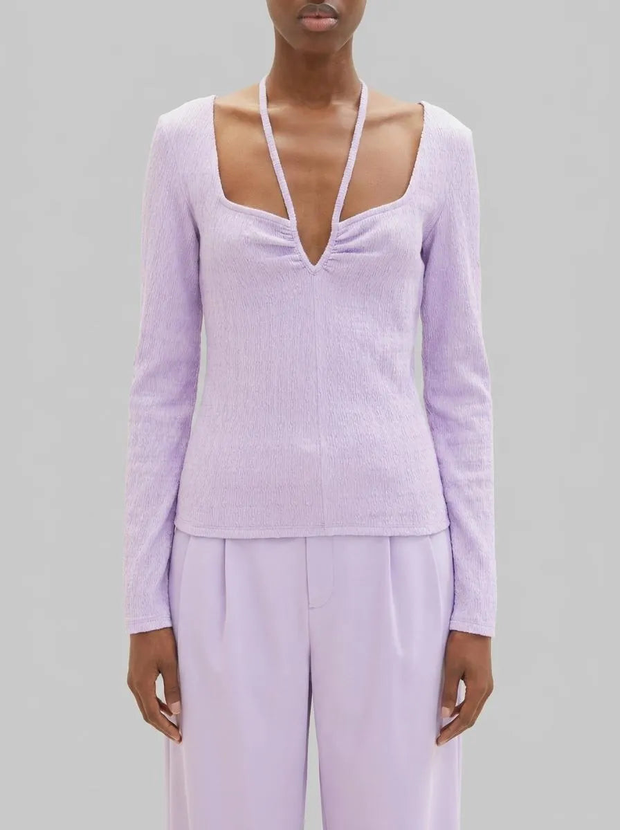 Denim Tom Tailor Lilac Vibe Women Textured Long-Sleeved Shirt SKU: 1035870_31042 Image 00