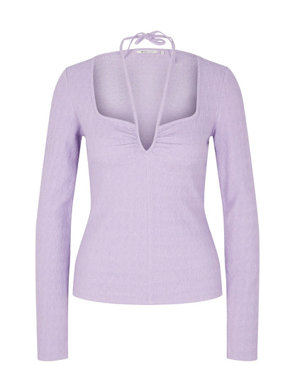 Denim Tom Tailor Lilac Vibe Women Textured Long-Sleeved Shirt SKU: 1035870_31042 Image 07