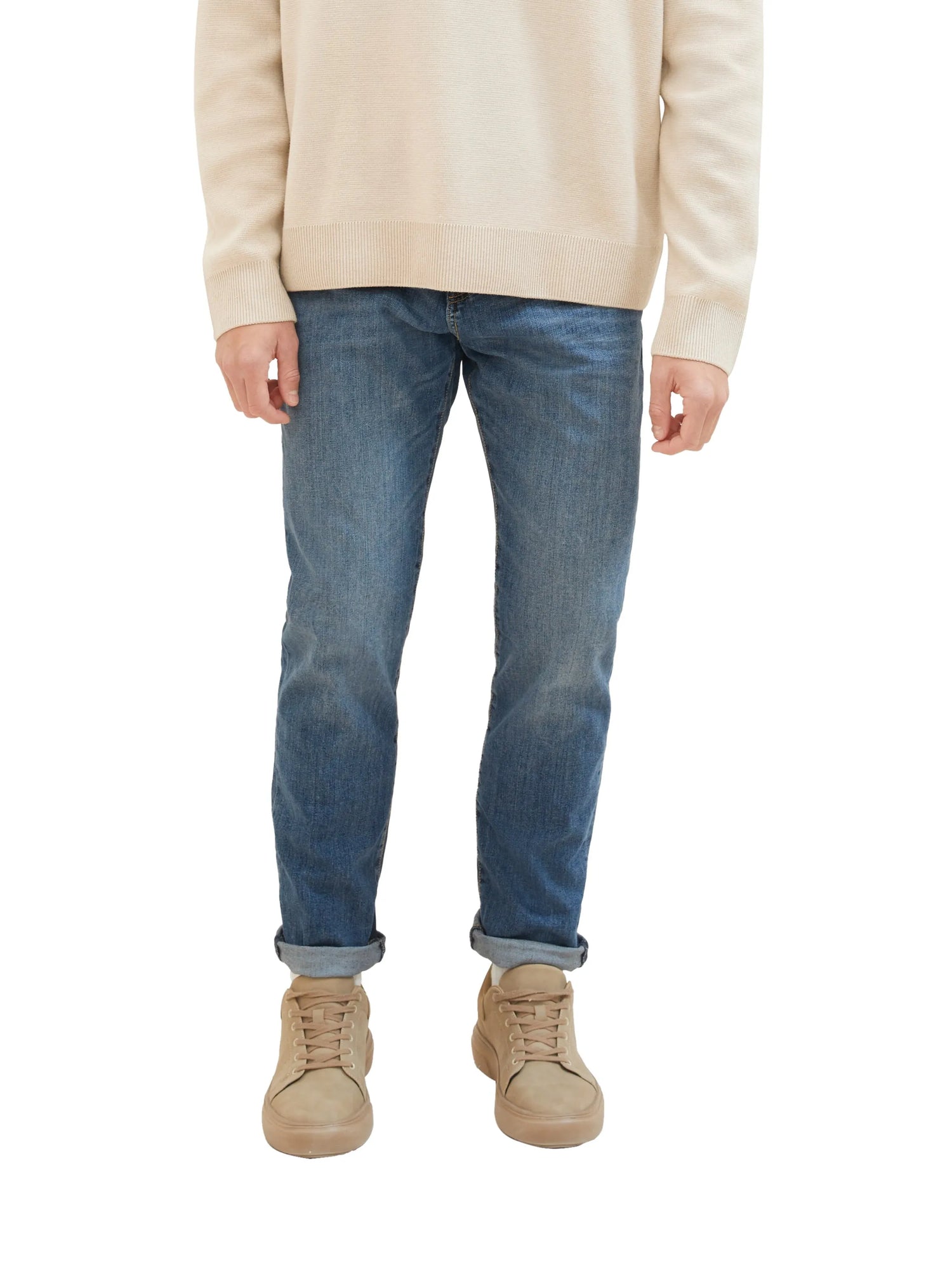 Tom Tailor Blue Denim Men Josh Regular Slim Jeans SKU: 1035878_10110 Image 01