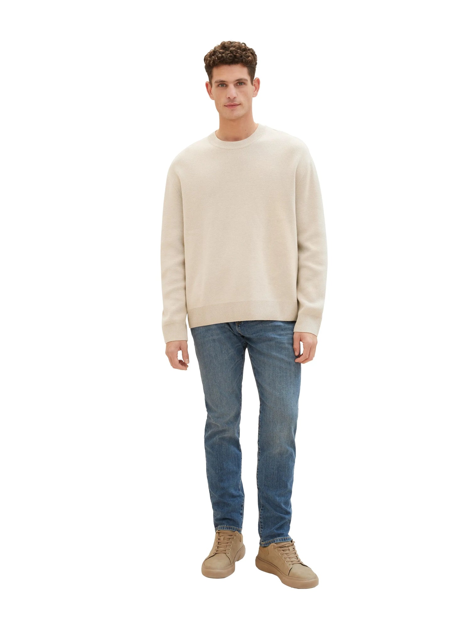 Tom Tailor Blue Denim Men Josh Regular Slim Jeans SKU: 1035878_10110 Image 03