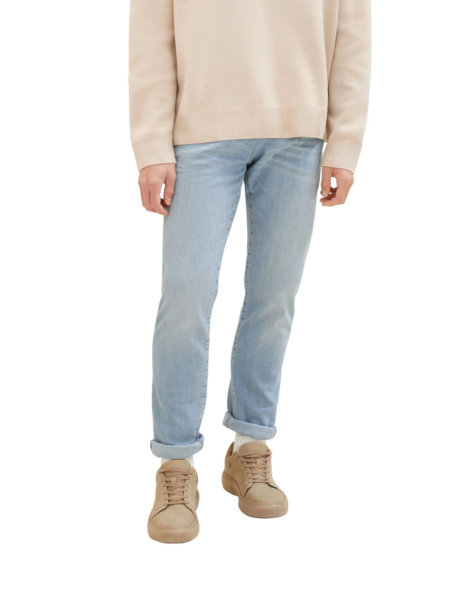 Tom Tailor Super Stone Blue Denim Men Josh Regular Slim Jeans SKU: 1035878_10140 Image 01