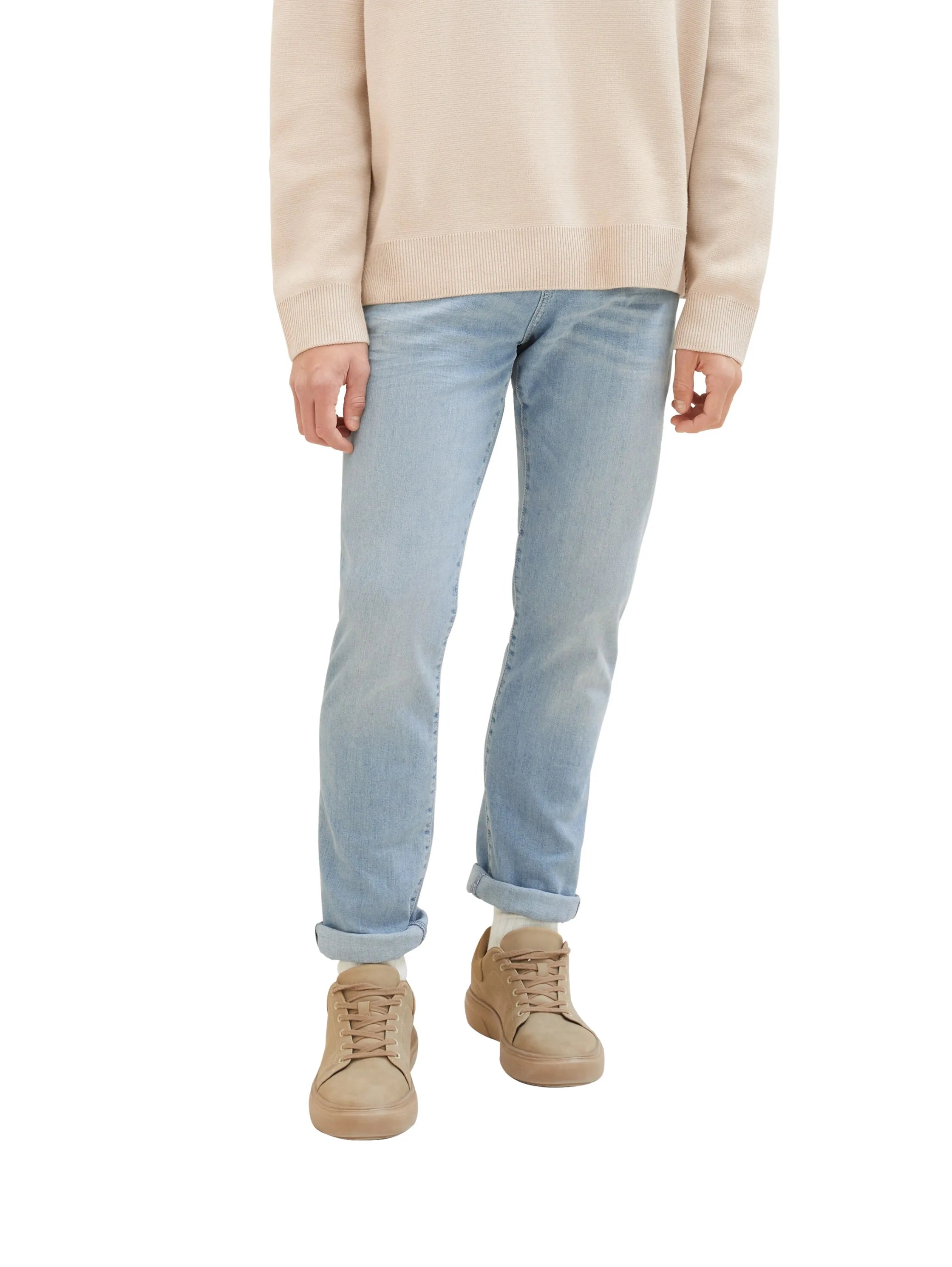 Tom Tailor Super Stone Blue Denim Men Josh Regular Slim Jeans SKU: 1035878_10140 Image 01