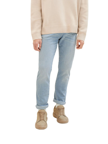 Tom Tailor Super Stone Blue Denim Men Josh Regular Slim Jeans SKU: 1035878_10140 Image 01
