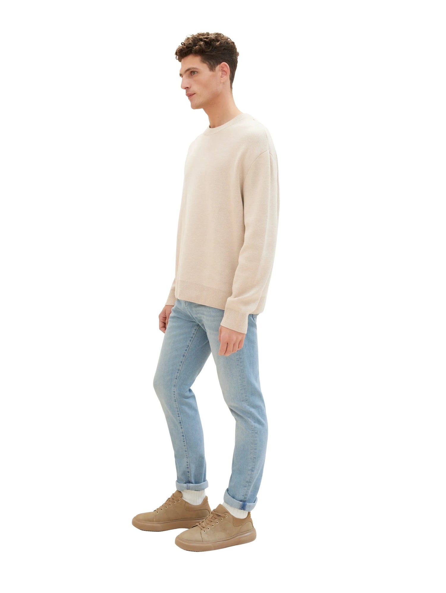 Tom Tailor Super Stone Blue Denim Men Josh Regular Slim Jeans SKU: 1035878_10140 Image 02