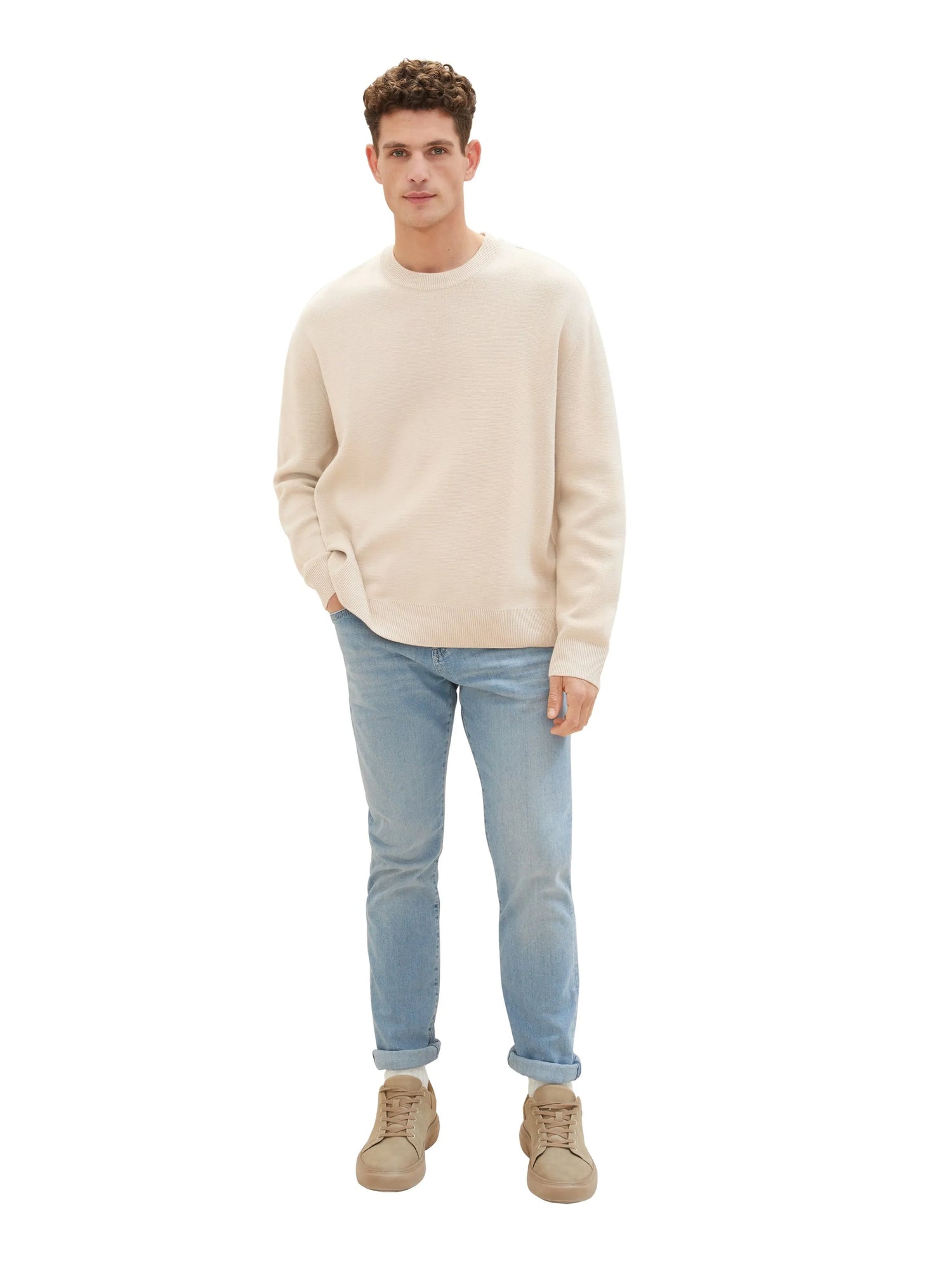 Tom Tailor Super Stone Blue Denim Men Josh Regular Slim Jeans SKU: 1035878_10140 Image 03