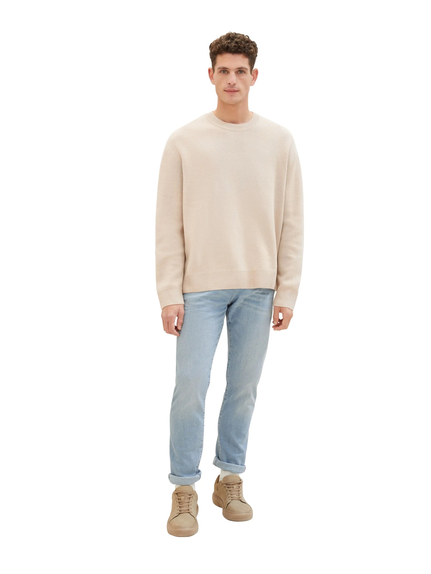 Tom Tailor Super Stone Blue Denim Men Josh Regular Slim Jeans SKU: 1035878_10140 Image 05
