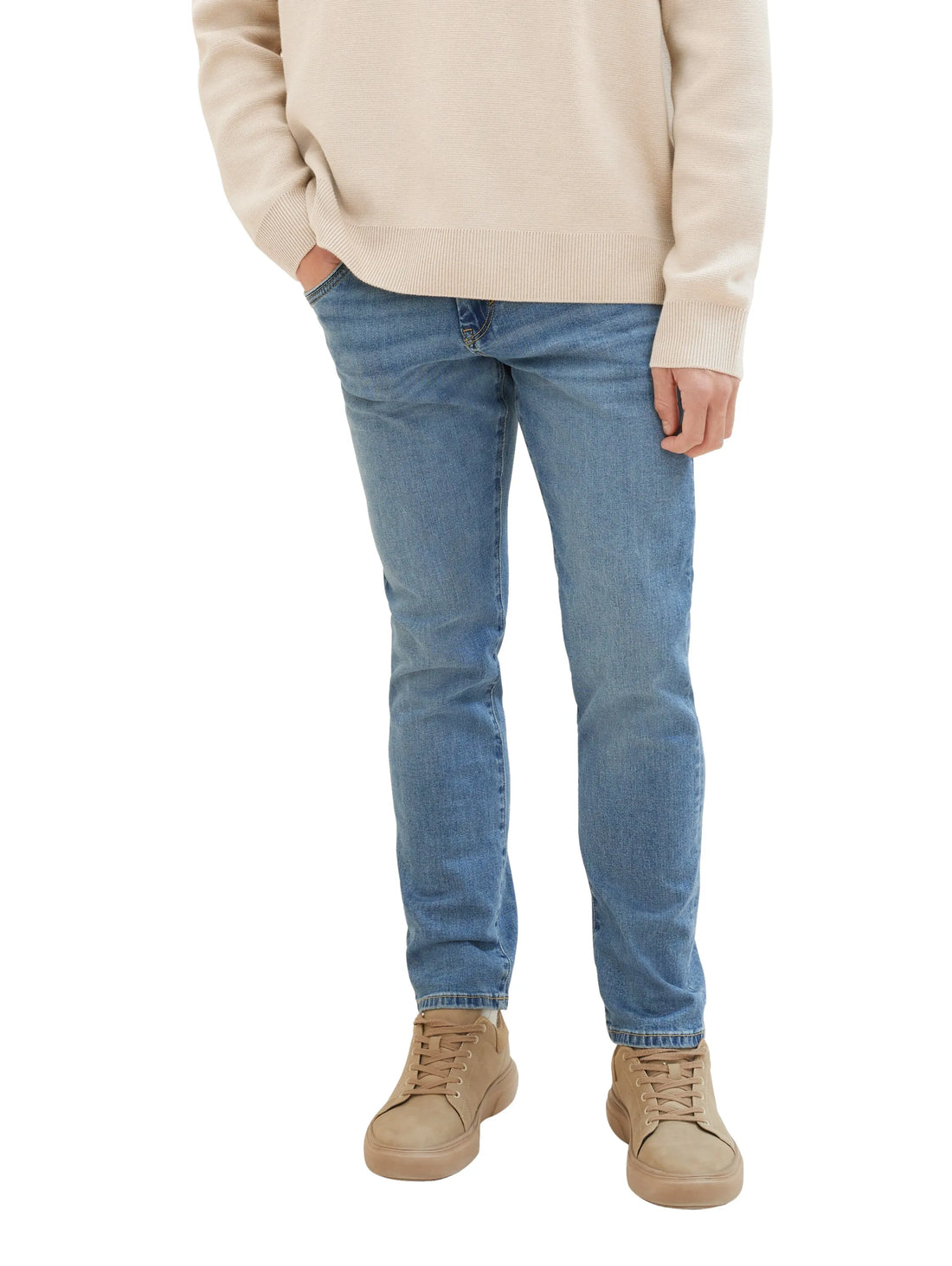 Tom Tailor Light Stone Blue Denim Men Josh Regular Slim Jeans SKU: 1035878_10142 Image 01