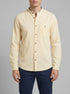 Tom Tailor Yellow Pinstripe Men Textured Shirt SKU: 1036214_31773 Image 00