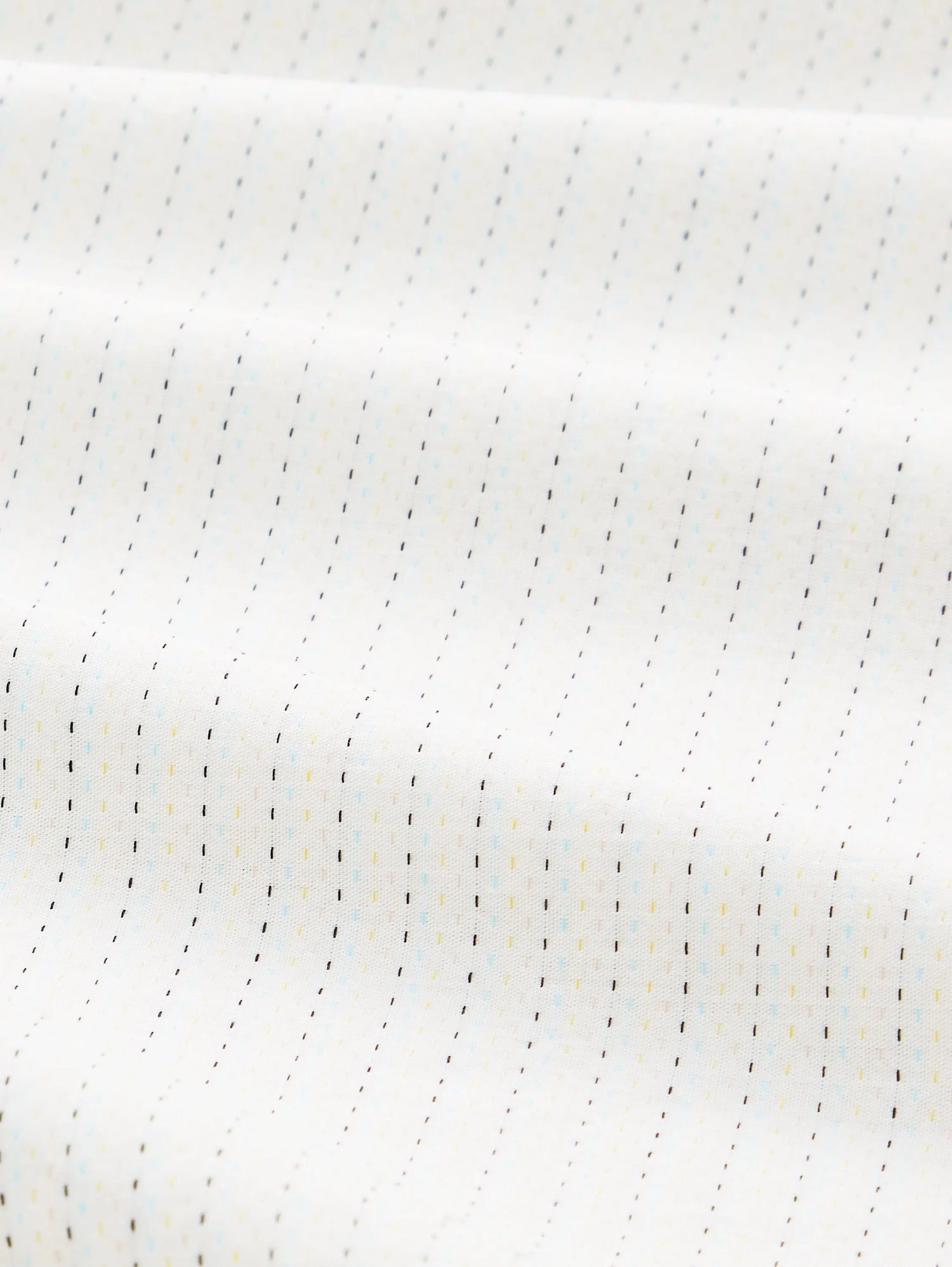 Tom Tailor White Colourful Dots Structure Men Regular Fit Short-Sleeved Dress Shirt SKU: 1036225_31820 Image 06