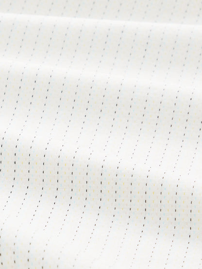 Tom Tailor White Colourful Dots Structure Men Regular Fit Short-Sleeved Dress Shirt SKU: 1036225_31820 Image 06