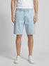 Denim Tom Tailor Used Bleached Blue Denim Men Loose-Fit Denim Shorts SKU: 1036265_10117 Image 00
