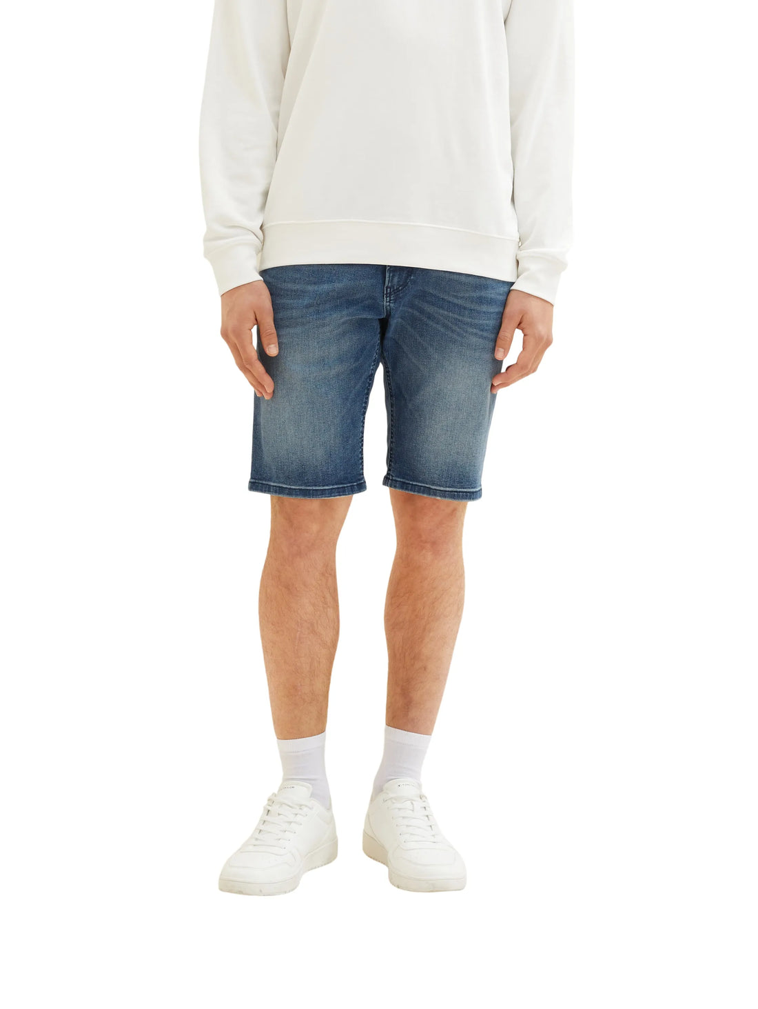 Denim Tom Tailor Tinted Blue Denim Men Jeansshorts SKU: 1036266_10127 Image 01