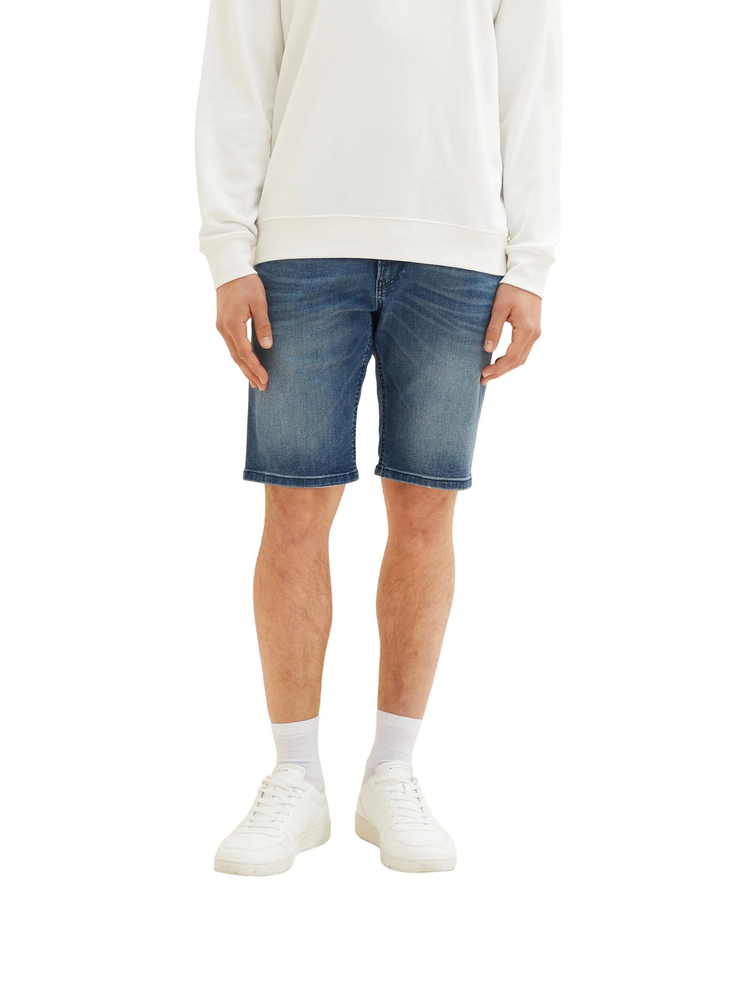 Denim Tom Tailor Tinted Blue Denim Men Jeansshorts SKU: 1036266_10127 Image 01