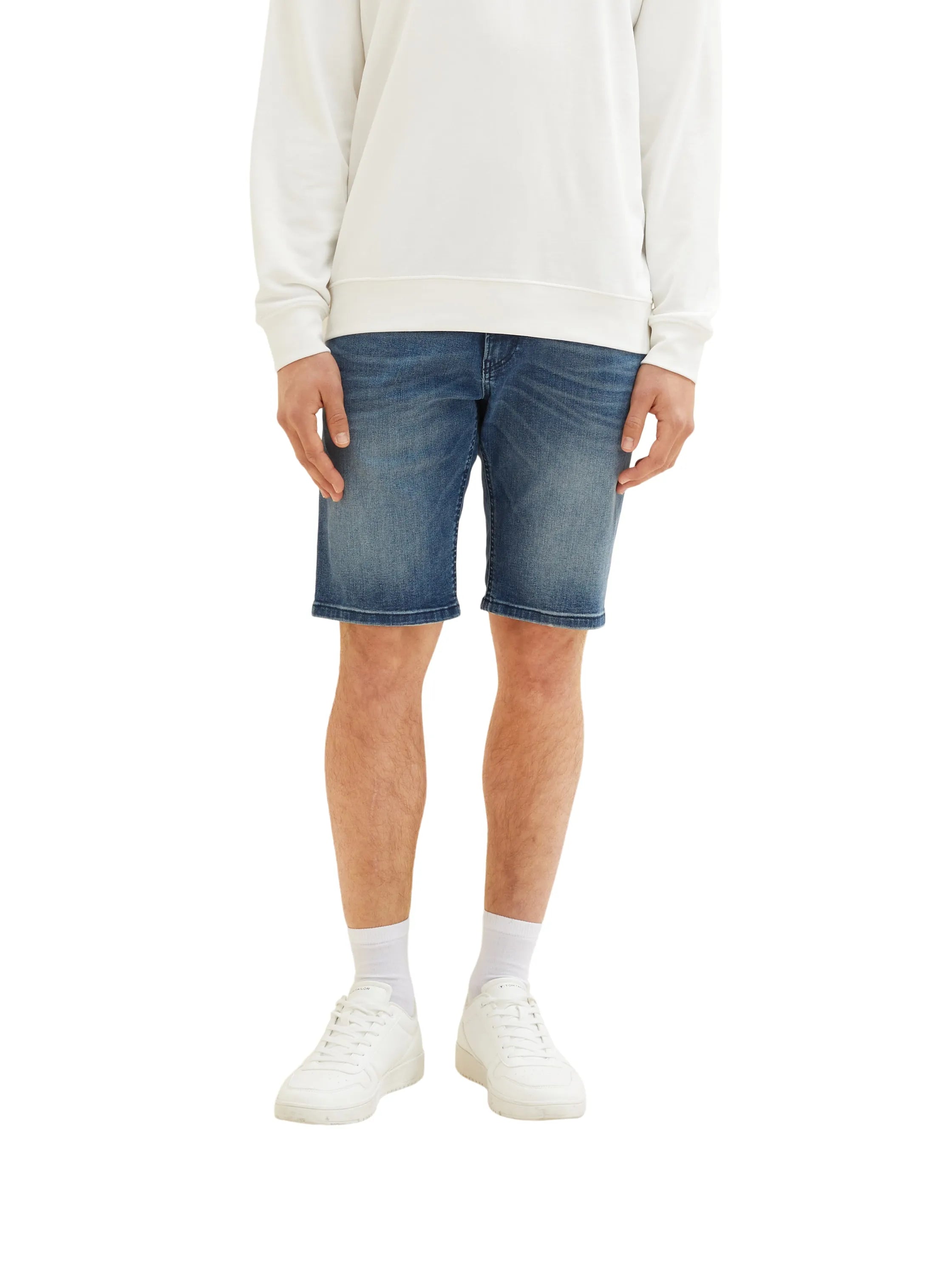 Denim Tom Tailor Tinted Blue Denim Men Jeansshorts SKU: 1036266_10127 Image 01