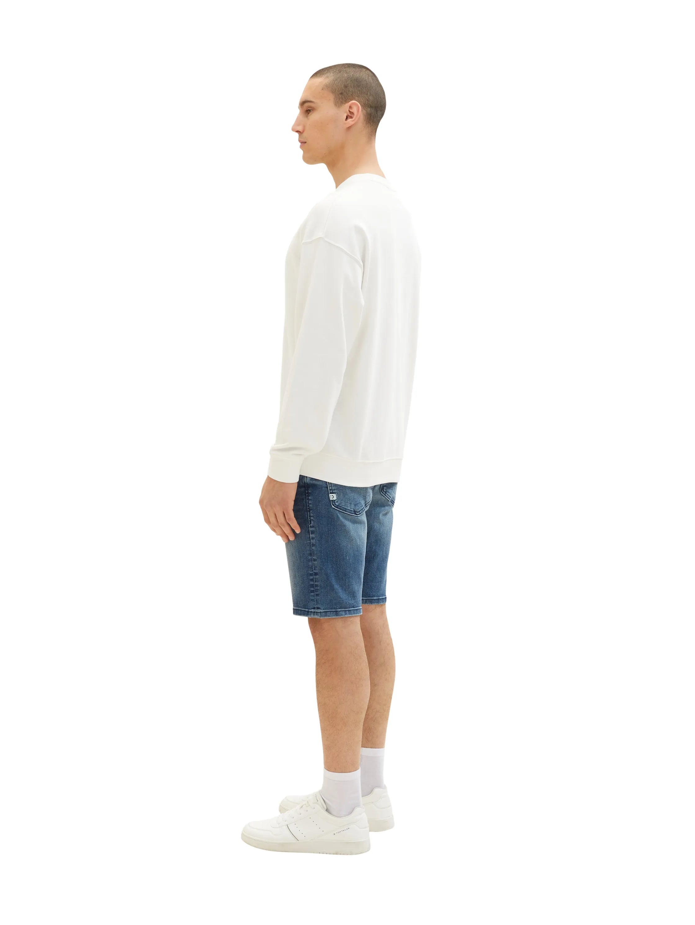 Denim Tom Tailor Tinted Blue Denim Men Jeansshorts SKU: 1036266_10127 Image 02