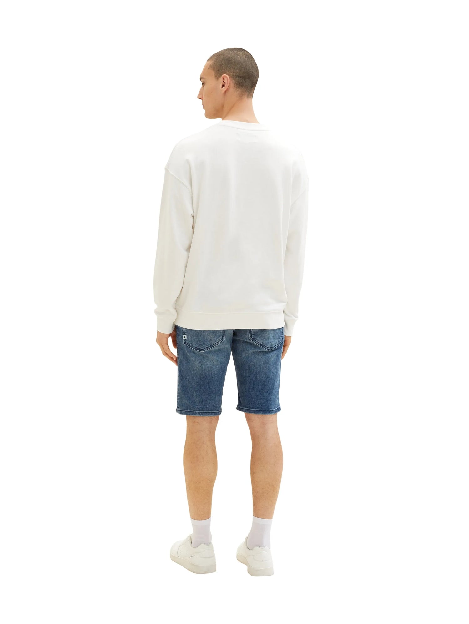 Denim Tom Tailor Tinted Blue Denim Men Jeansshorts SKU: 1036266_10127 Image 04