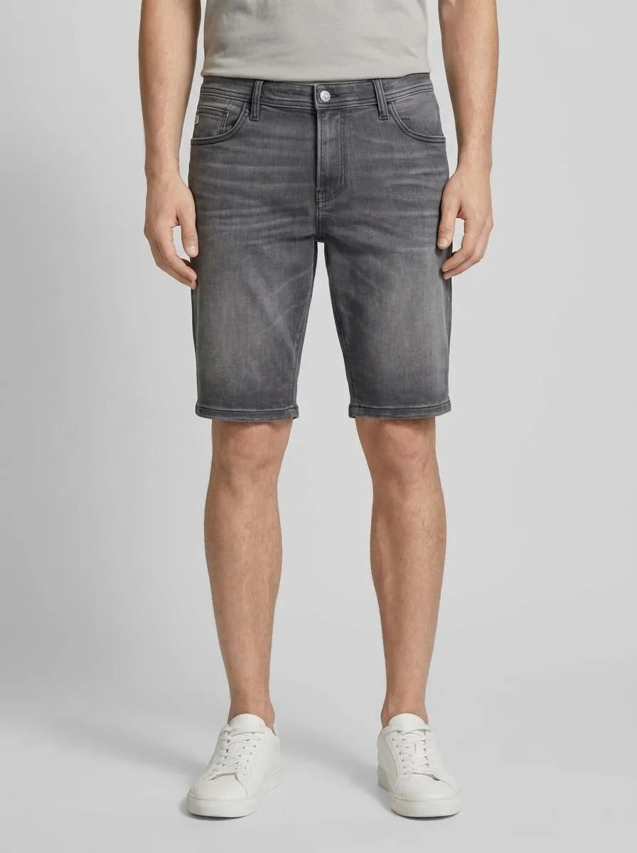 Denim Tom Tailor Dark Stone Black Black Denim Men Jeansshorts SKU: 1036266_10273 Image 00