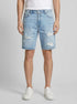 Denim Tom Tailor Destroyed Light Stone Wash Men Loose-Fit Shorts SKU: 1036267_10284 Image 00