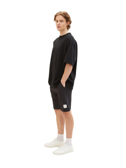Denim Tom Tailor Black Men Relaxed Shorts SKU: 1036278_29999 Image 02