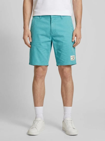 Denim Tom Tailor Deep Turquoise Men Relaxed Shorts SKU: 1036278_31044 Image 00