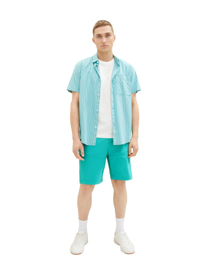 Denim Tom Tailor Deep Turquoise Men Relaxed Shorts SKU: 1036278_31044 Image 06