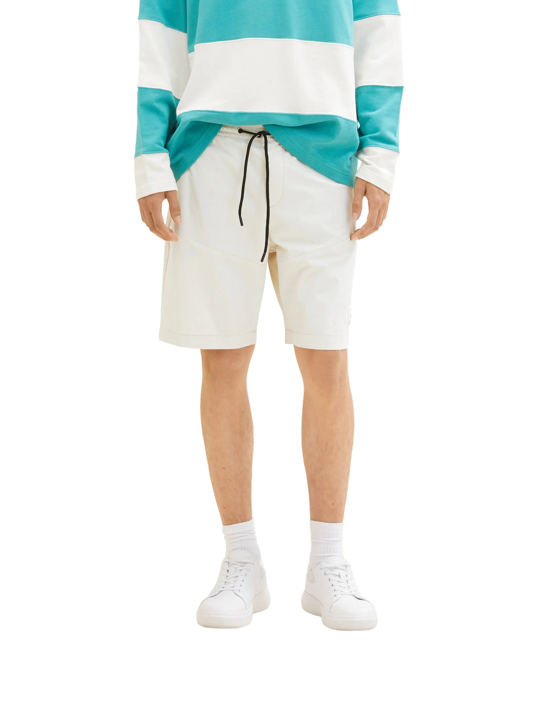 Denim Tom Tailor White Sand Men Relaxed Shorts SKU: 1036278_31718 Image 01