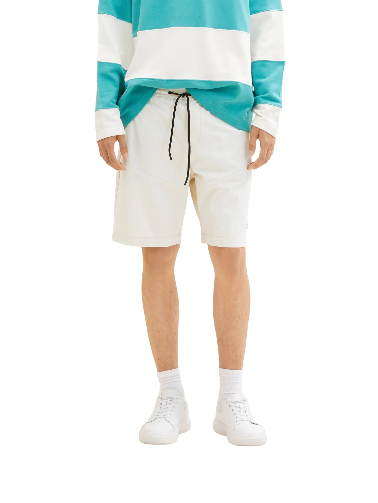 Denim Tom Tailor White Sand Men Relaxed Shorts SKU: 1036278_31718 Image 01
