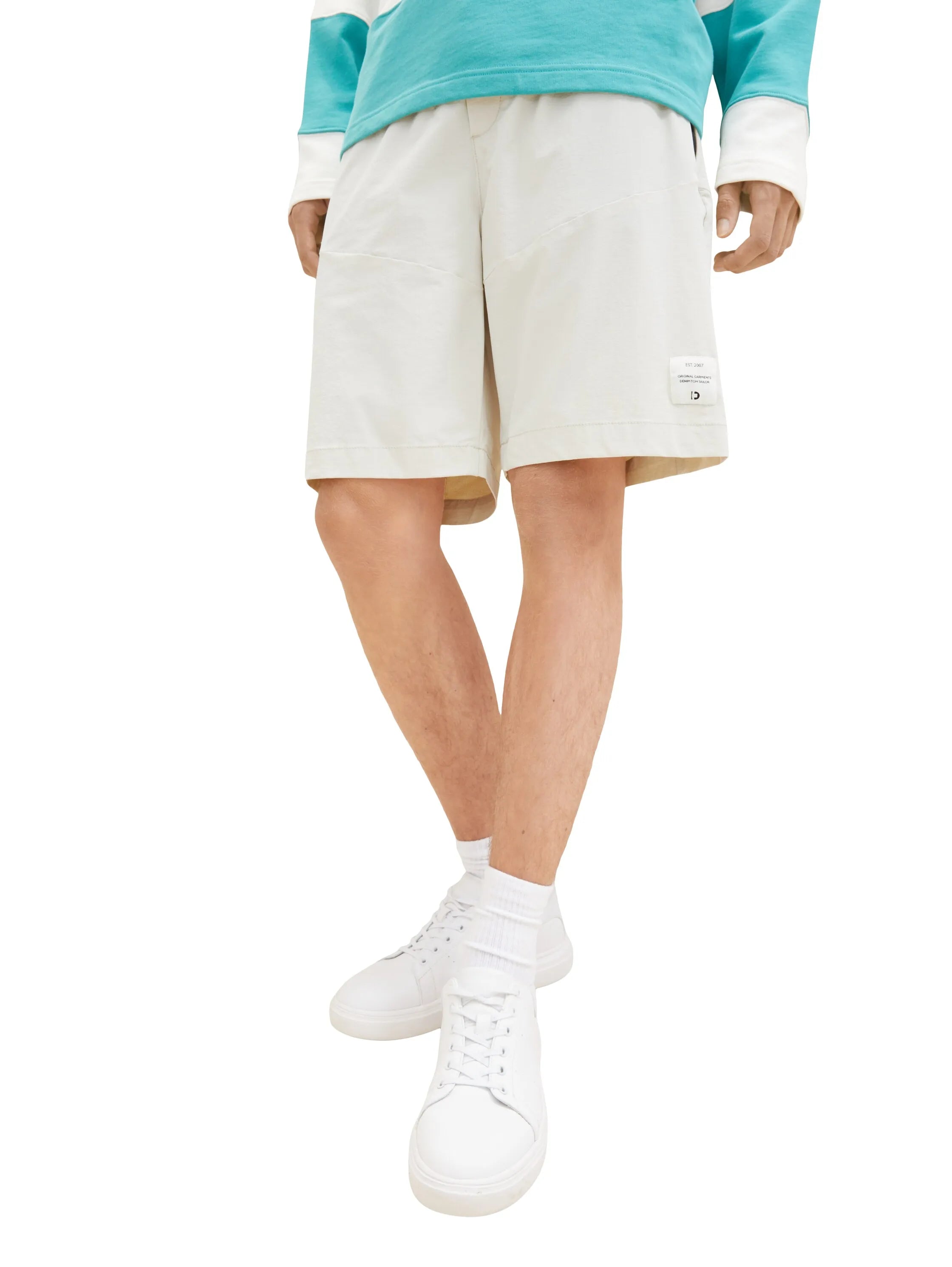 Denim Tom Tailor White Sand Men Relaxed Shorts SKU: 1036278_31718 Image 06