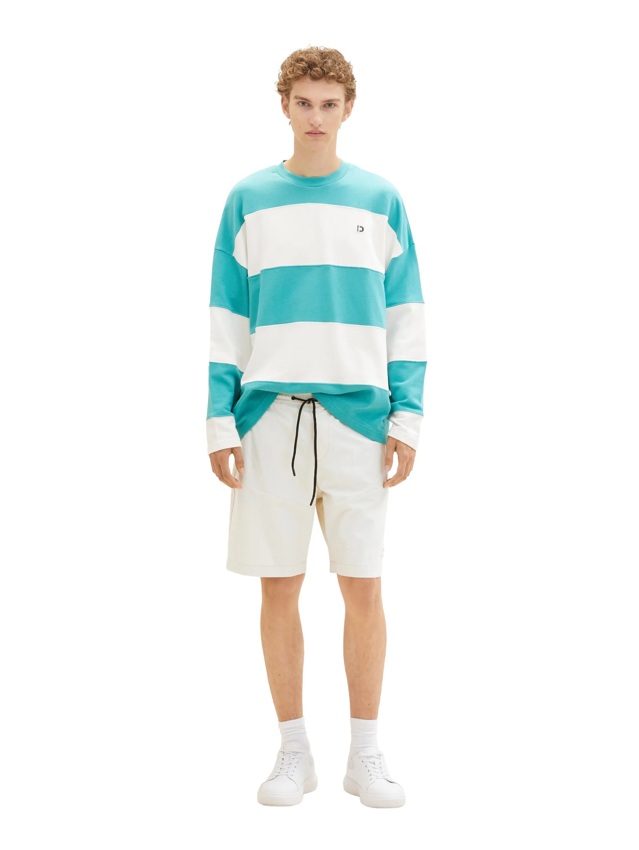 Denim Tom Tailor White Sand Men Relaxed Shorts SKU: 1036278_31718 Image 07