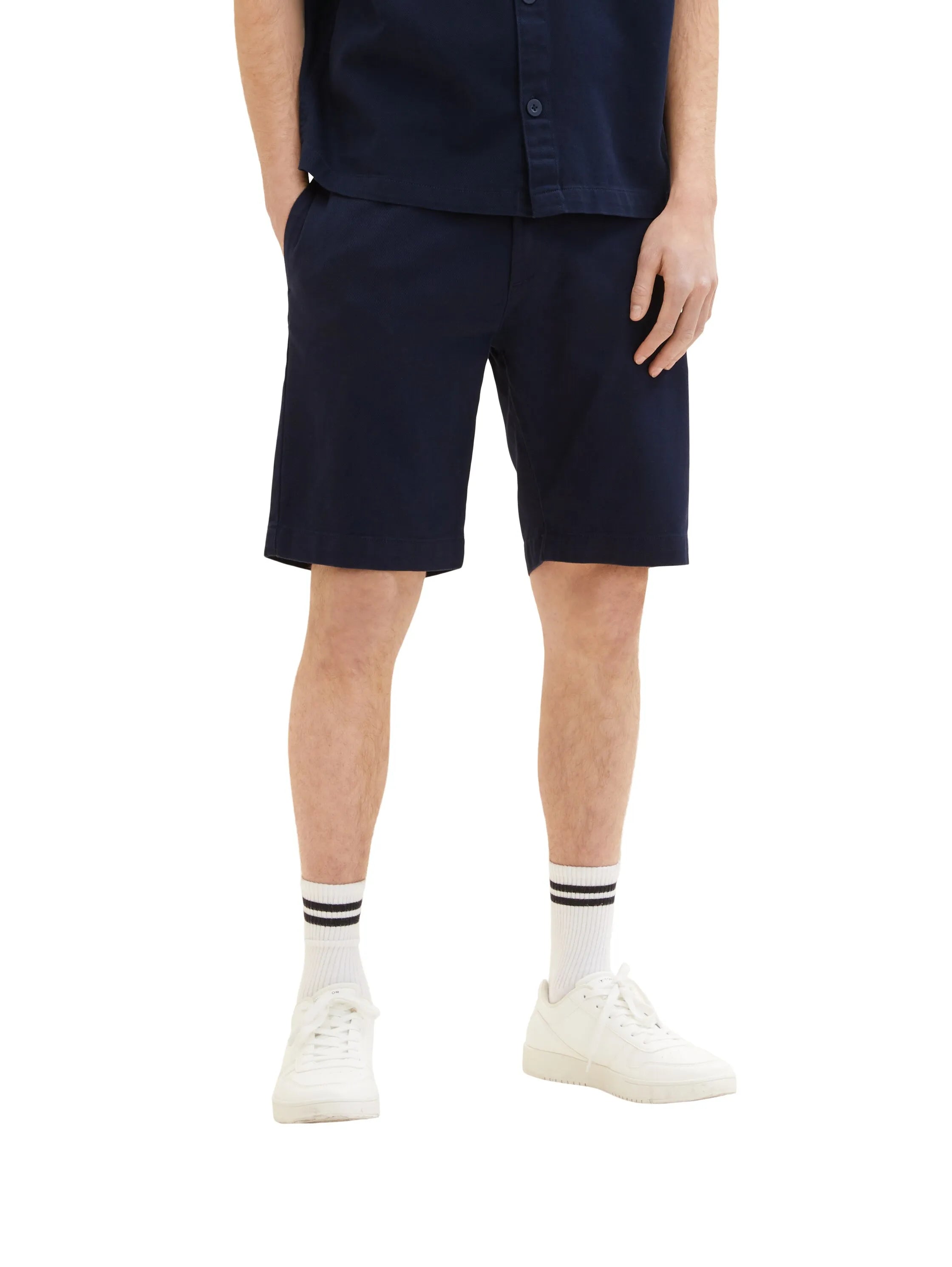 Denim Tom Tailor Sky Captain Blue Men Chino Shorts SKU: 1036282_10668 Image 01