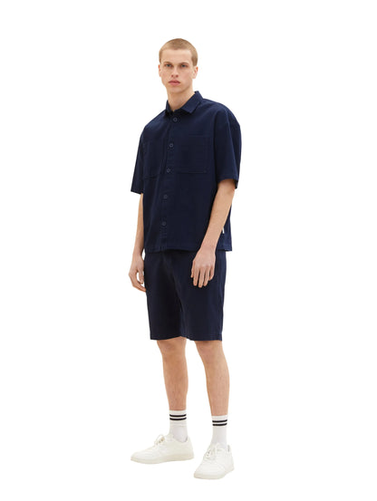 Denim Tom Tailor Sky Captain Blue Men Chino Shorts SKU: 1036282_10668 Image 03
