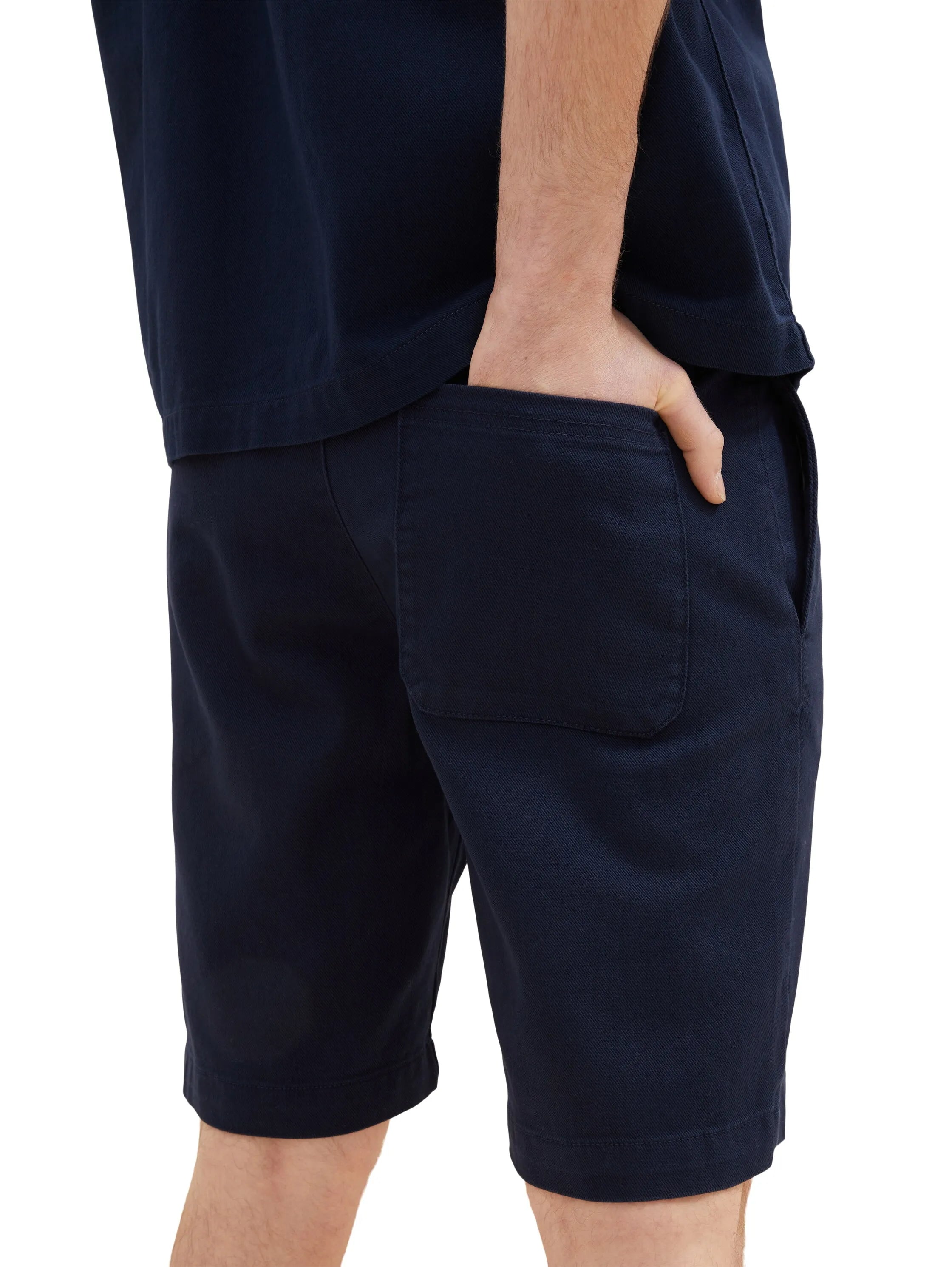 Denim Tom Tailor Sky Captain Blue Men Chino Shorts SKU: 1036282_10668 Image 05