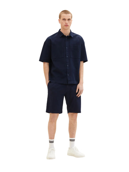 Denim Tom Tailor Sky Captain Blue Men Chino Shorts SKU: 1036282_10668 Image 06