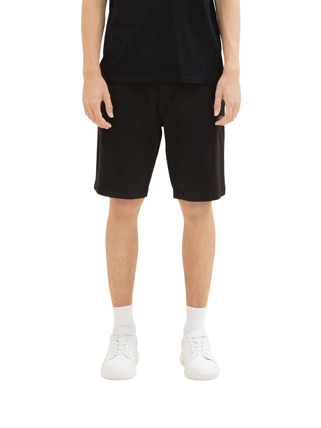 Denim Tom Tailor Black Men Chino Shorts SKU: 1036282_29999 Image 01