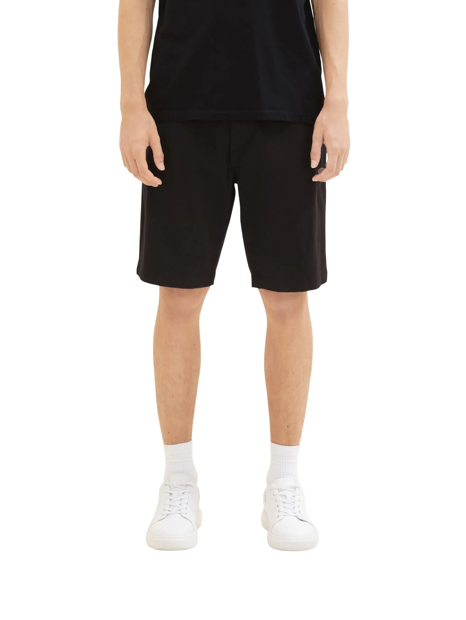 Denim Tom Tailor Black Men Chino Shorts SKU: 1036282_29999 Image 01