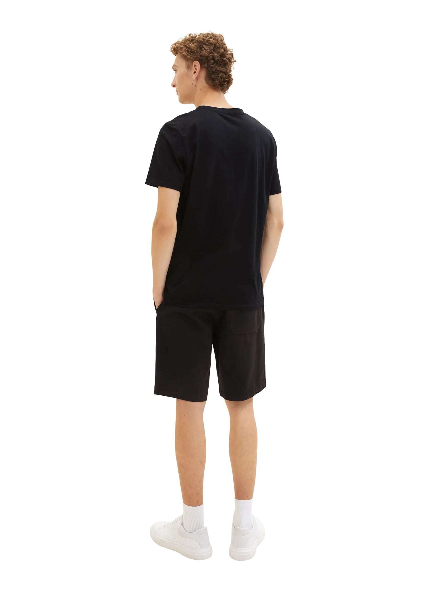 Denim Tom Tailor Black Men Chino Shorts SKU: 1036282_29999 Image 04